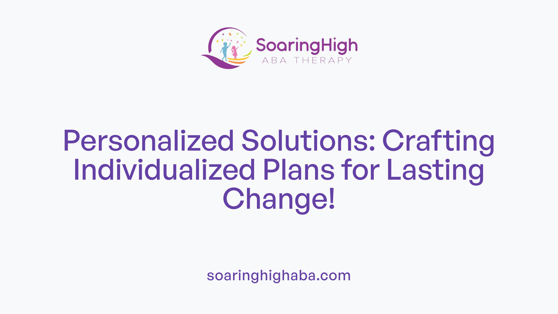 Personalized Solutions: Crafting Individualized Plans for Lasting Change!