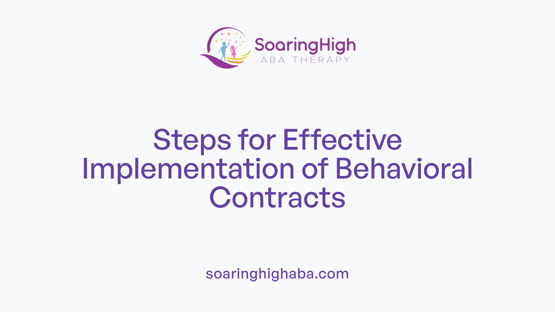 Steps for Effective Implementation of Behavioral Contracts