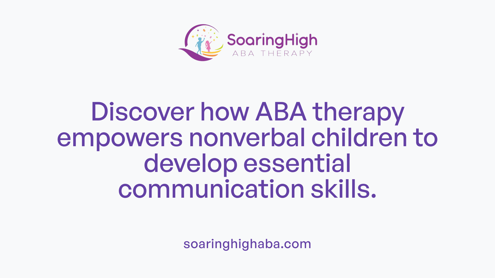 Discover how ABA therapy empowers nonverbal children to develop essential communication skills.