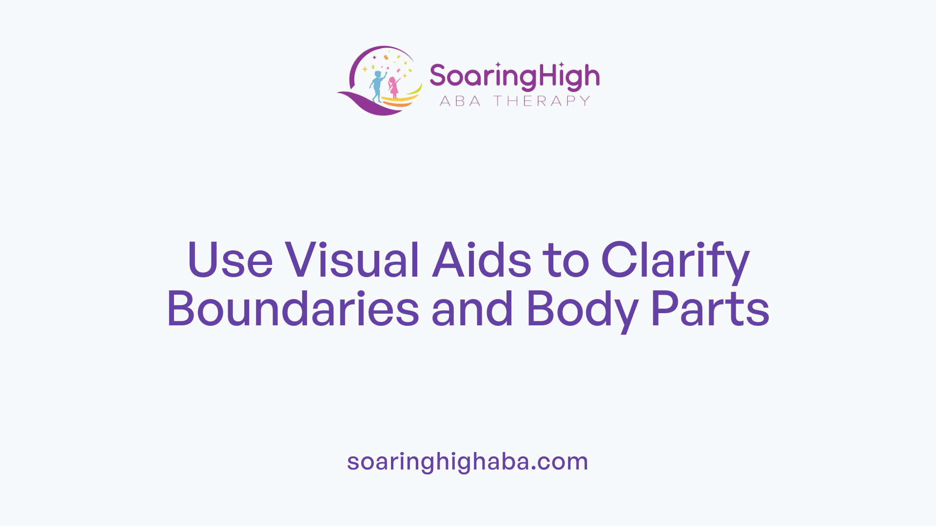 Use Visual Aids to Clarify Boundaries and Body Parts