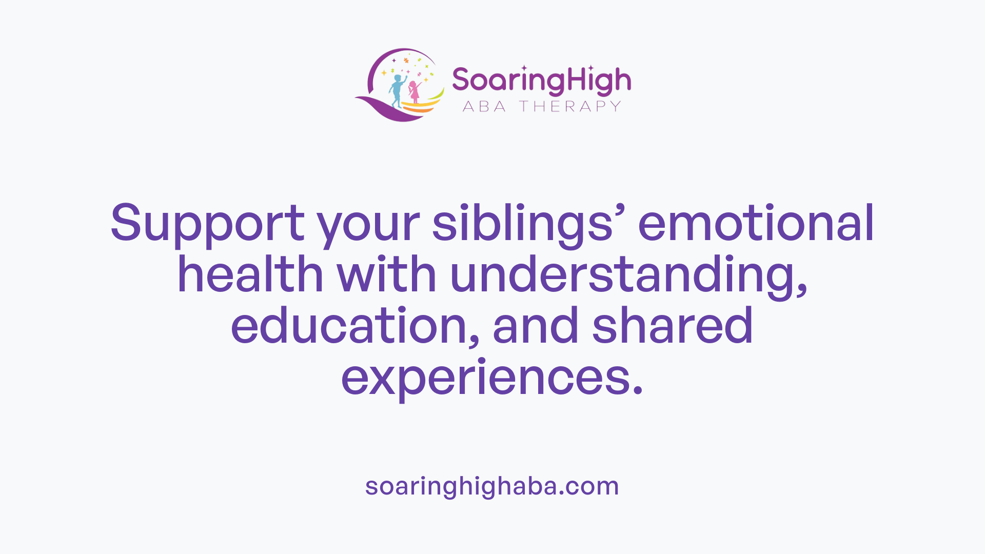 Support your siblings’ emotional health with understanding, education, and shared experiences.