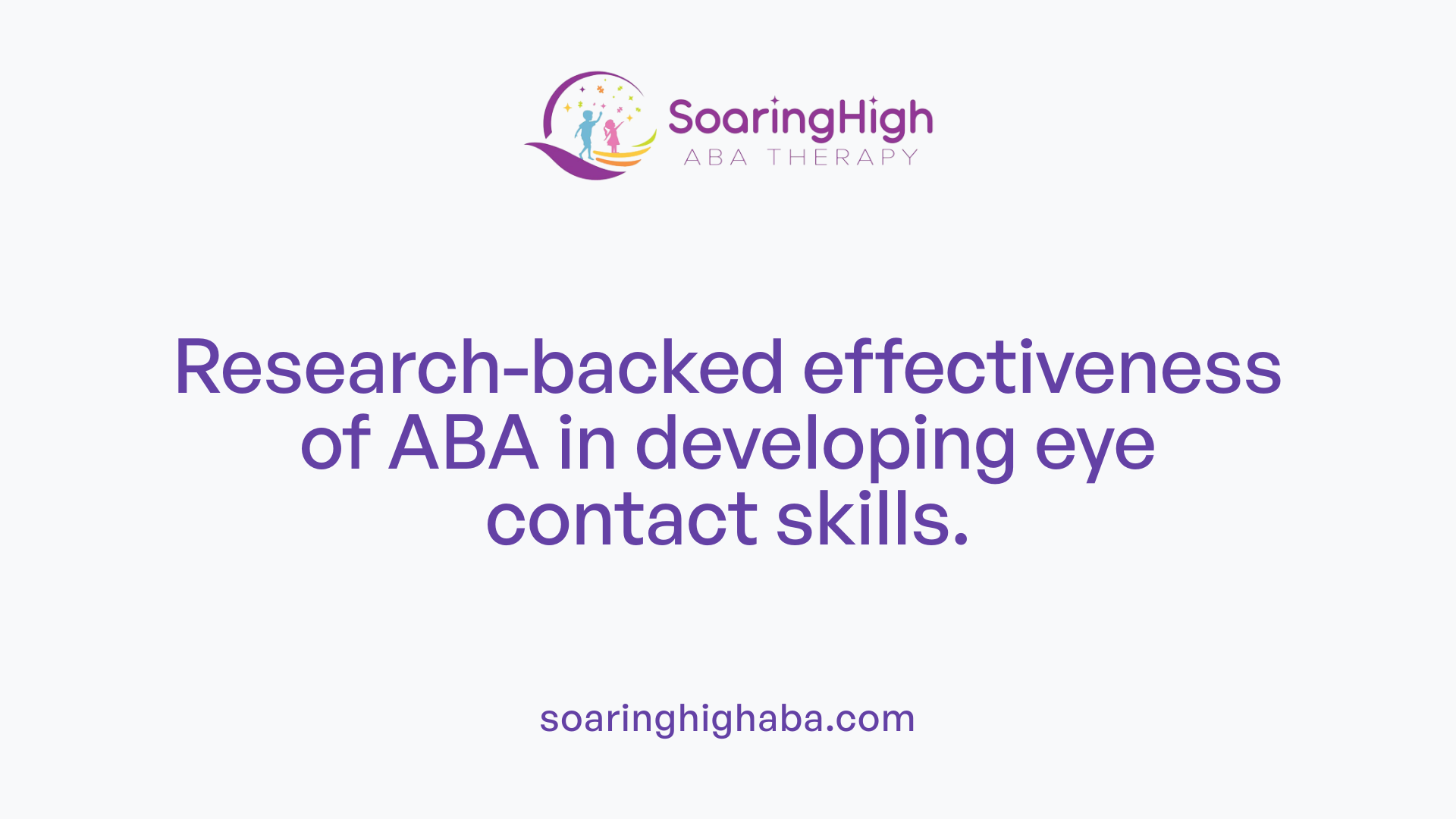 How ABA Techniques Can Improve Eye Contact in Social Interactions ...