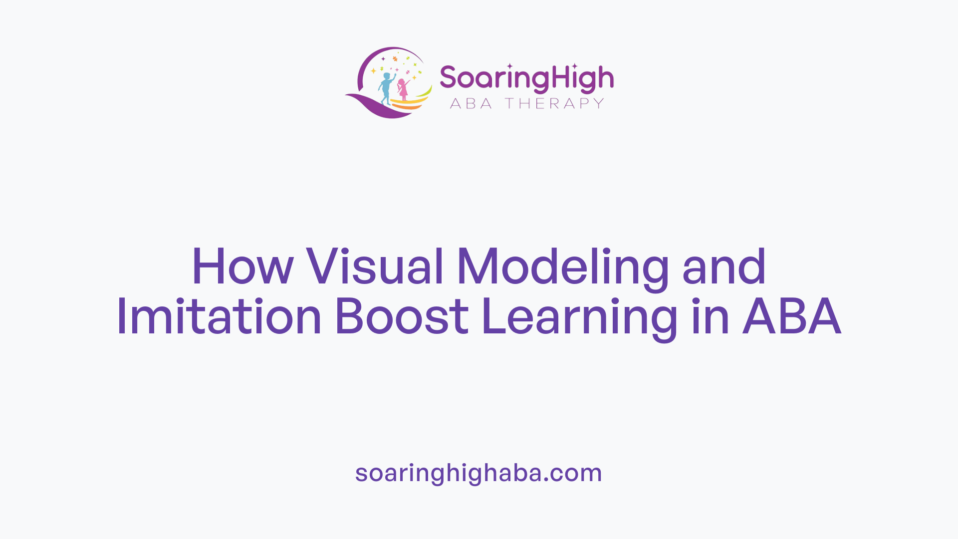 How Visual Modeling and Imitation Boost Learning in ABA