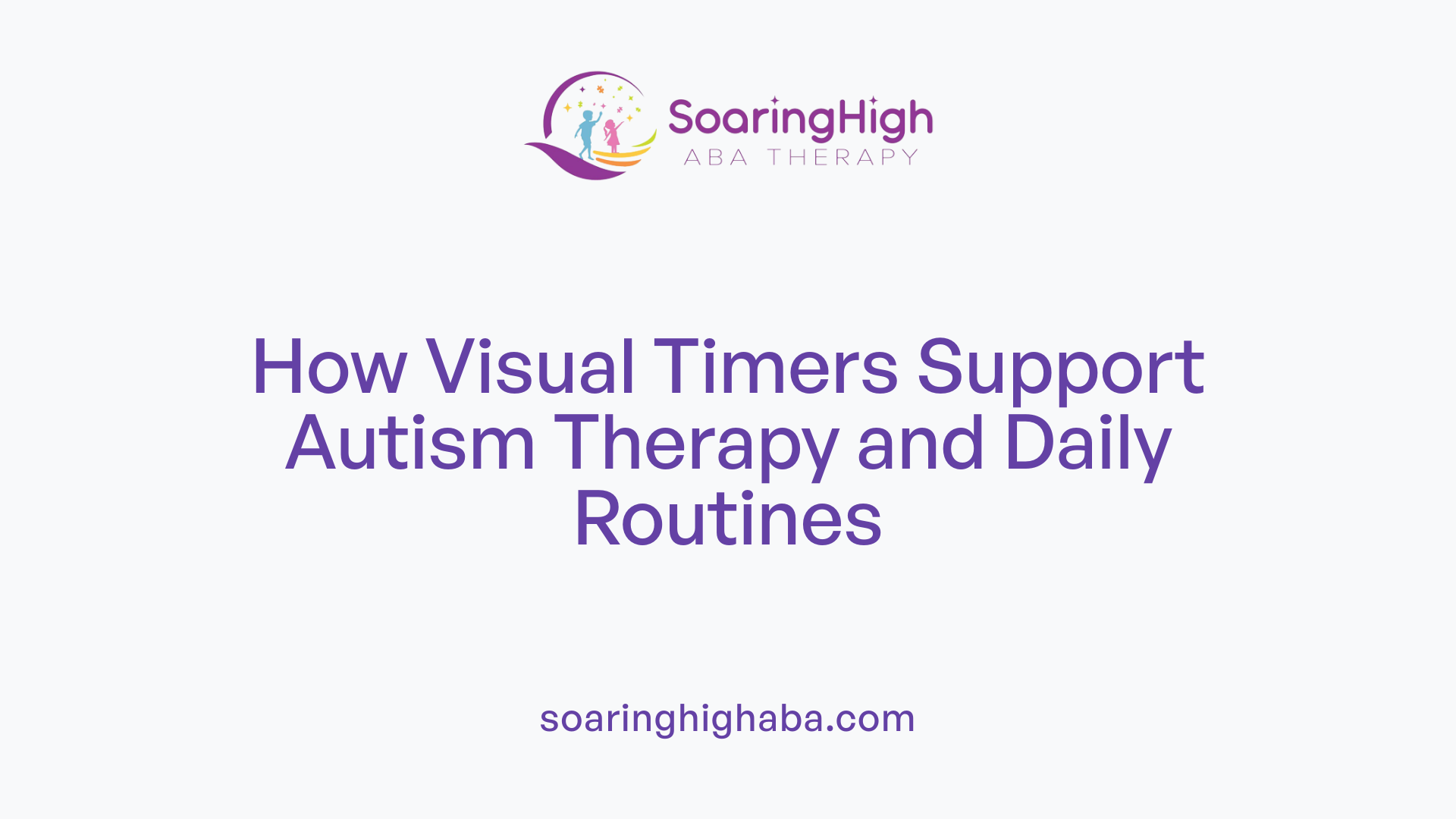How Visual Timers Support Autism Therapy and Daily Routines