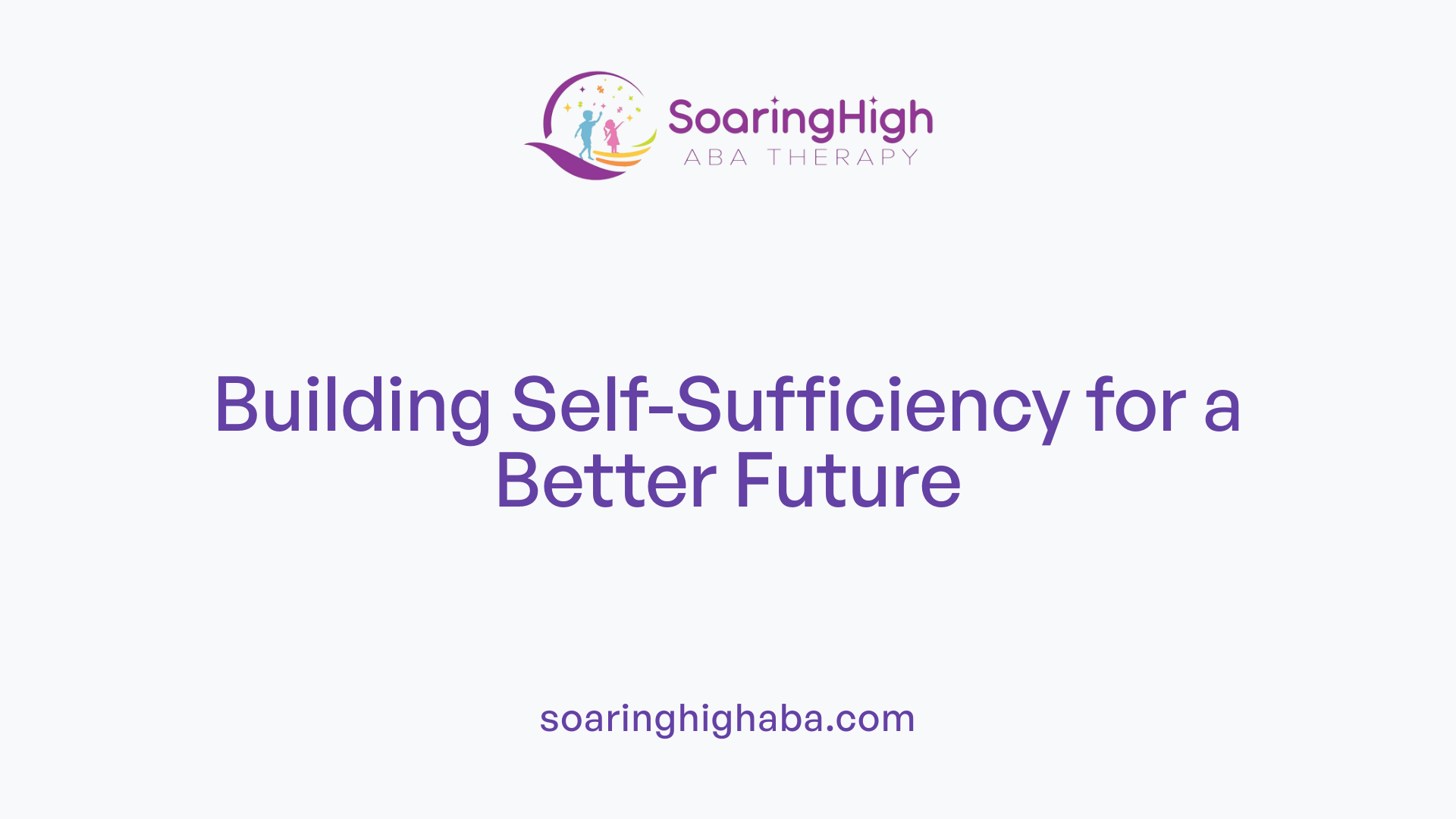 Building Self-Sufficiency for a Better Future